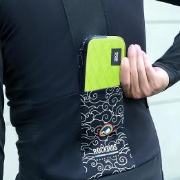 dviračio krepšys telefonui, raktams, piniginei 0,15 l - šviesiai žalias