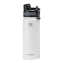 dviračio termosas gėrimams 530 ml - baltas