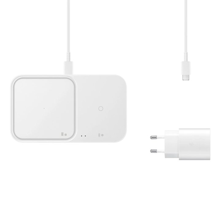 Samsung“ belaidis įkroviklis Duo EP-inductive charger“ 15 W, baltas