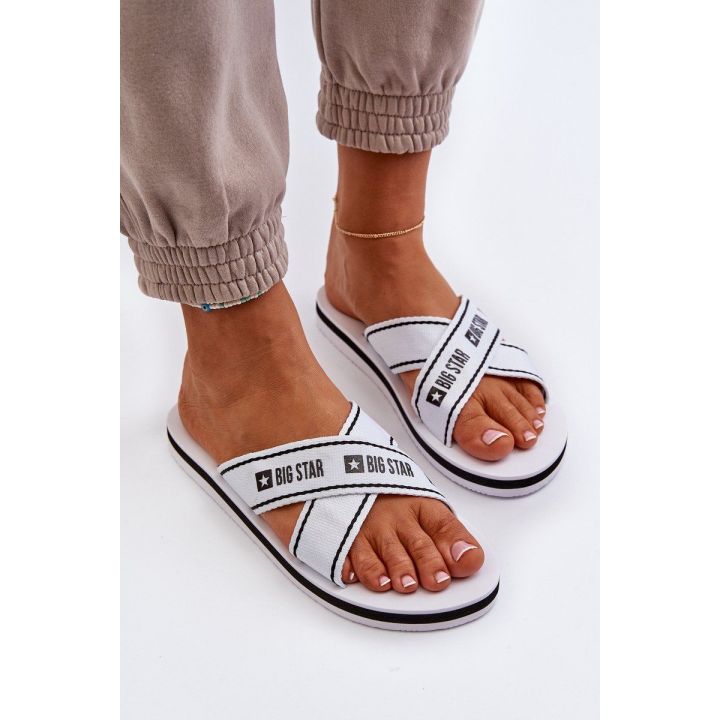 šlepetės su putų padu Big Star NN274A509 White