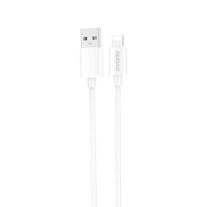 USB-A / Lightning 5A kabelis 1 m – baltos spalvos