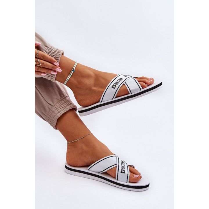 šlepetės su putų padu Big Star NN274A509 White