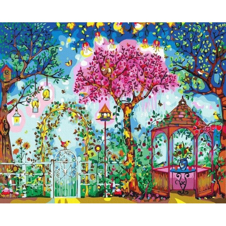 Tapyba pagal skaičius Spalvingas parkas 40x50 cm