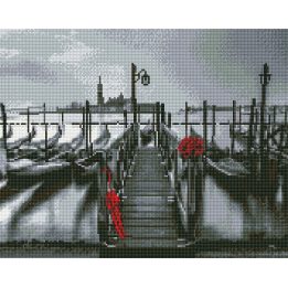 Deimantinė mozaika Šviesus vakaras 40x50 cm