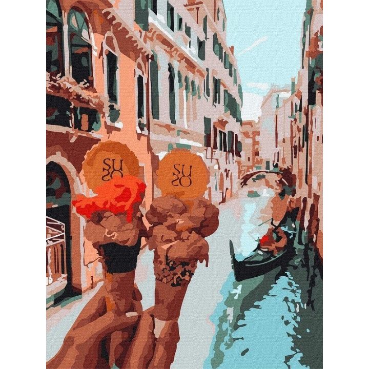 Tapyba pagal skaičius Gardi Venecija 30x40 cm