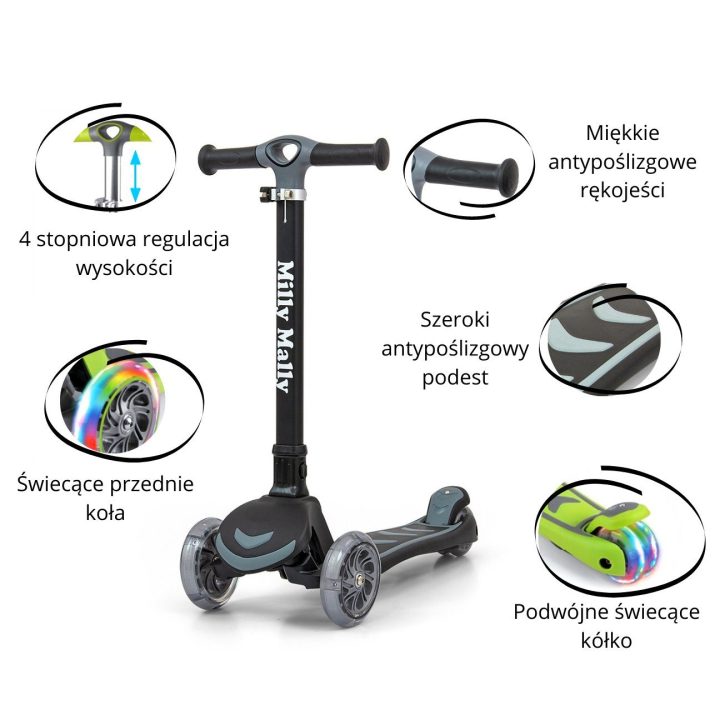 Paspirtukas SCOOTER Boogie black