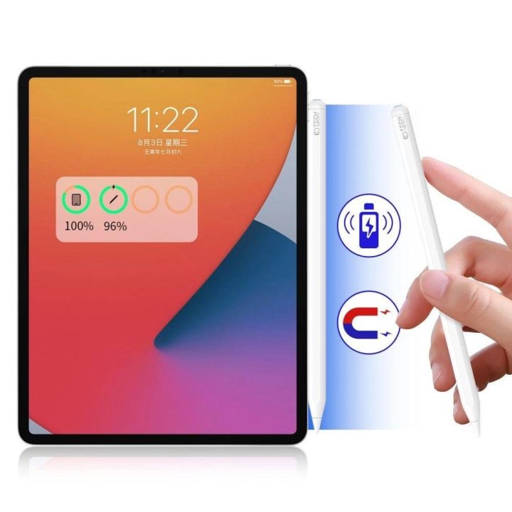 magnetinis rašiklis iPad planšetiniams kompiuteriams – baltas