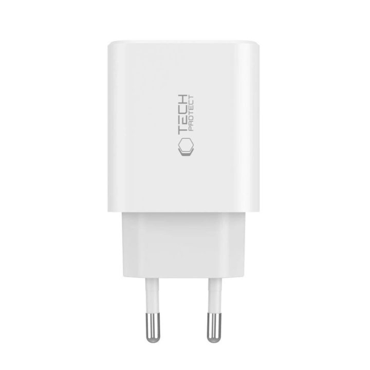 tinklo įkroviklis 2x USB A QC 3.0 – juodas