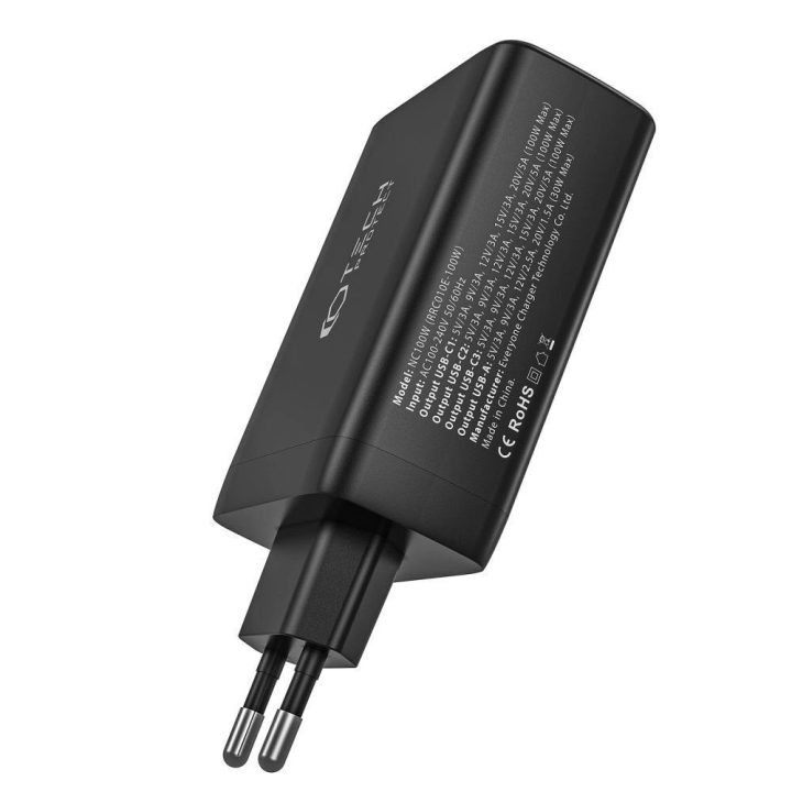 įkroviklis GaN 3x USB A QC 3.0 - baltas