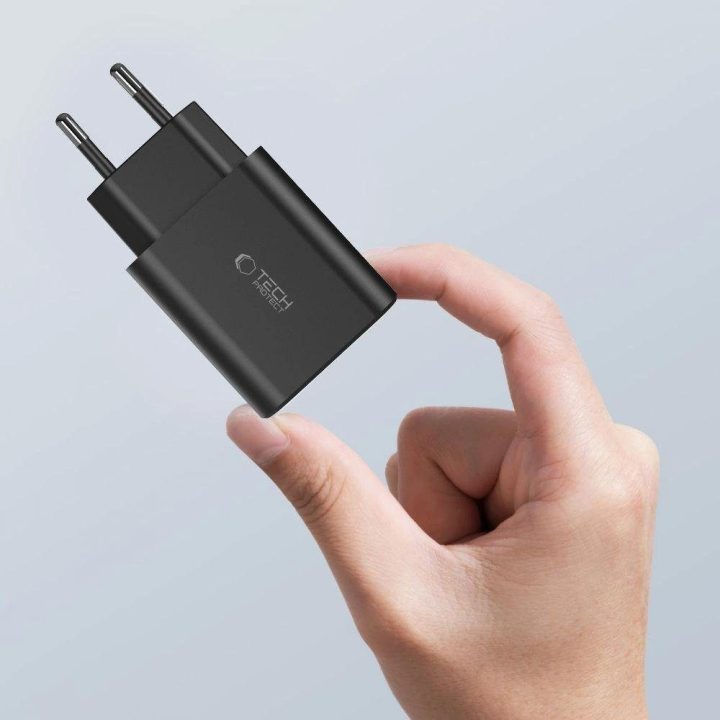 tinklo įkroviklis 2x USB A QC 3.0 - baltas