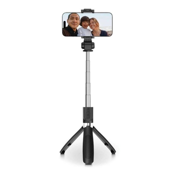 asmenukių lazda su trikoju iki 70 cm – juoda