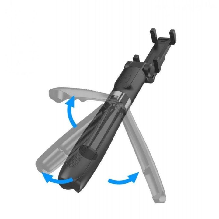 asmenukių lazda su trikoju iki 70 cm – juoda