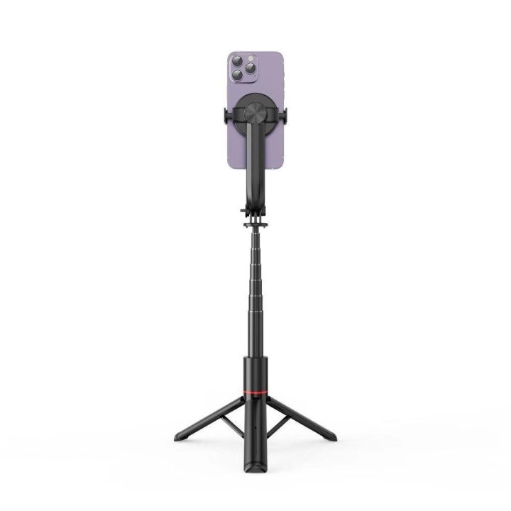 asmenukių lazda su trikojau iki 95 cm ir 360 galvute – juoda