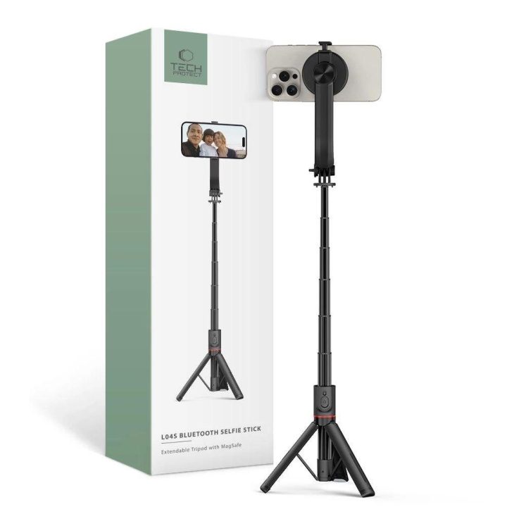 asmenukių lazda su trikojau iki 95 cm ir 360 galvute – juoda