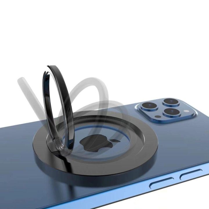 magnetinis laikiklis / žiedas telefonui su MagSafe - pilkas
