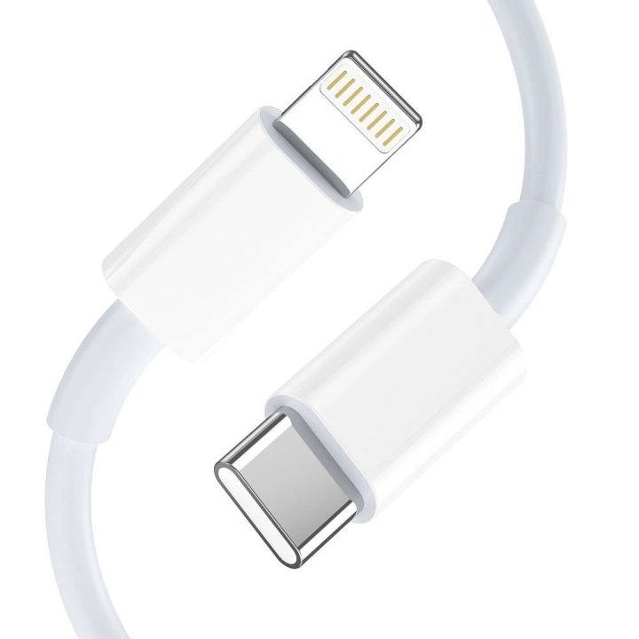 2x USB C/Lightning“ laidu – baltas