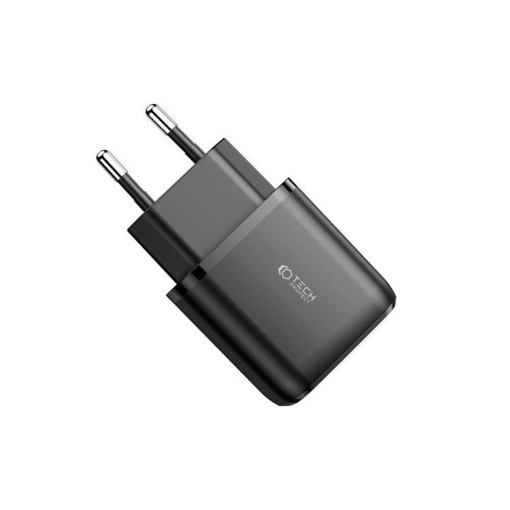 USB A QC 3.0“ tinklo įkroviklis, juodas
