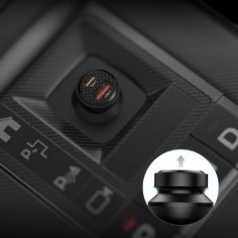 automobilinis įkroviklis USB A QC 3.0 - juodas
