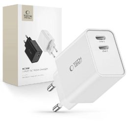 tinklo įkroviklis 2x USB-C PD 35W baltas