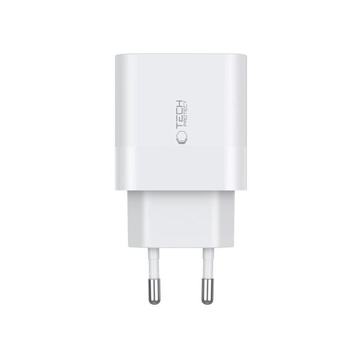 pakrovėjas 2x USB-C PD 20W - baltas