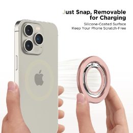 magnetinis laikiklis / žiedas su MagSafe - rožinis