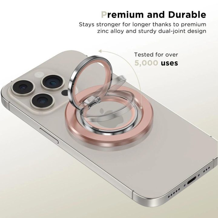 magnetinis laikiklis / žiedas su MagSafe - rožinis
