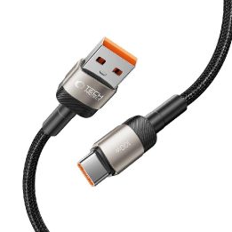 USB C kabelis 100W 5A 1m - titaninis