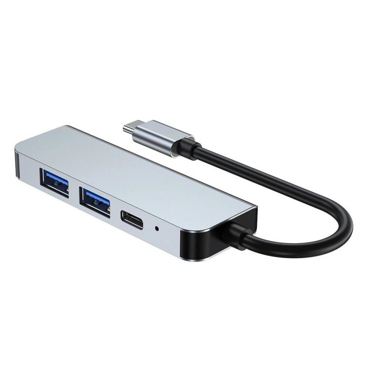 4in1 USB C / HDMI - pilkas