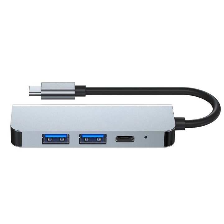 4in1 USB C / HDMI - pilkas