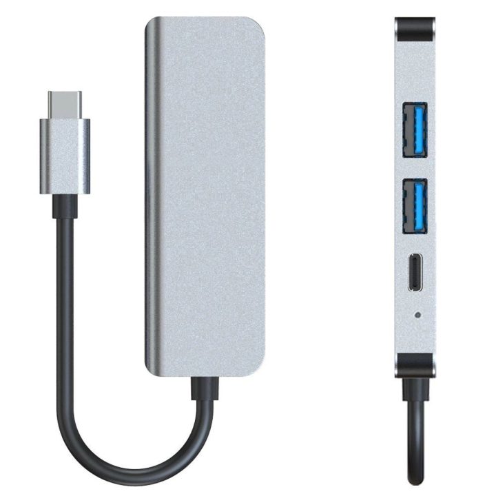 4in1 USB C / HDMI - pilkas
