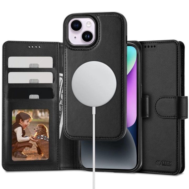 MagSafe“ dėklas iPhone 15“ – juodos spalvos