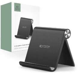 universalus laikiklis išmaniajam telefonui / planšetiniam kompiuteriui – juodas
