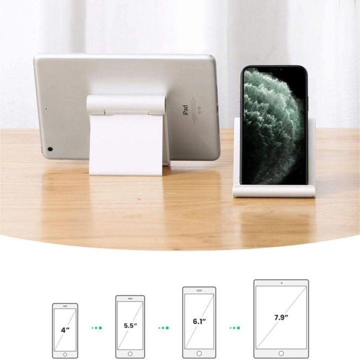 universalus laikiklis išmaniajam telefonui / planšetiniam kompiuteriui – juodas