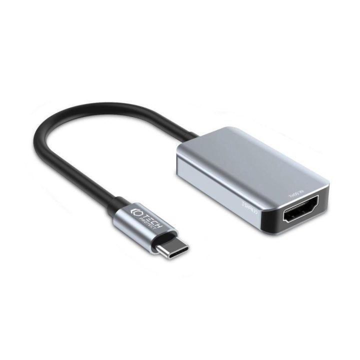 USB-C (vyriškas) / HDMI (moteriškas) 4K 60Hz adapteris – juodas