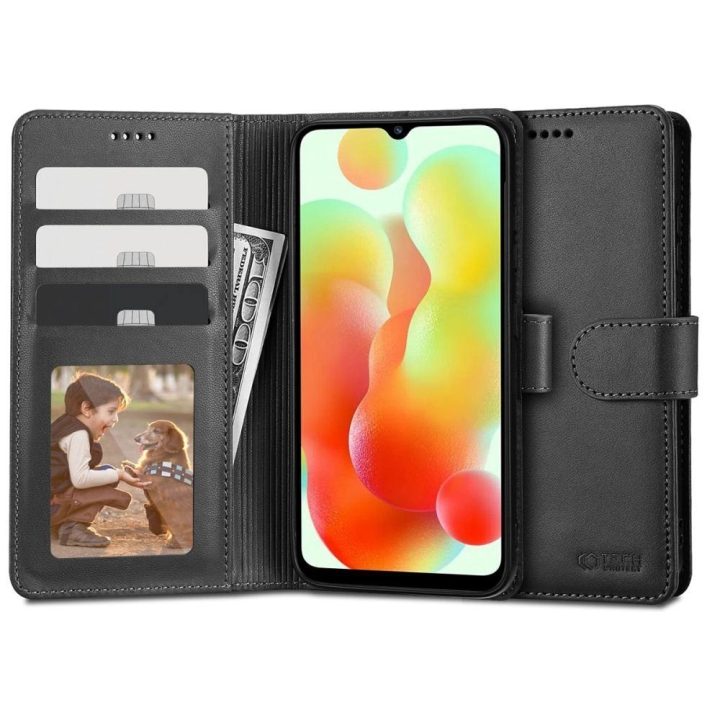 piniginė-dėklas Xiaomi Redmi 12C“ – juodas