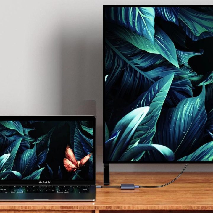 3in1 USB C PD 100W / HDMI 4K 30Hz - pilka