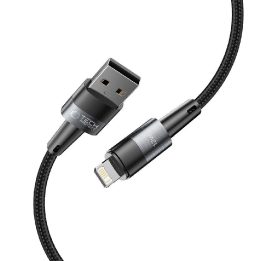 Lightning / Lightning“ laidas 12W 2,4A 1 m - pilkas