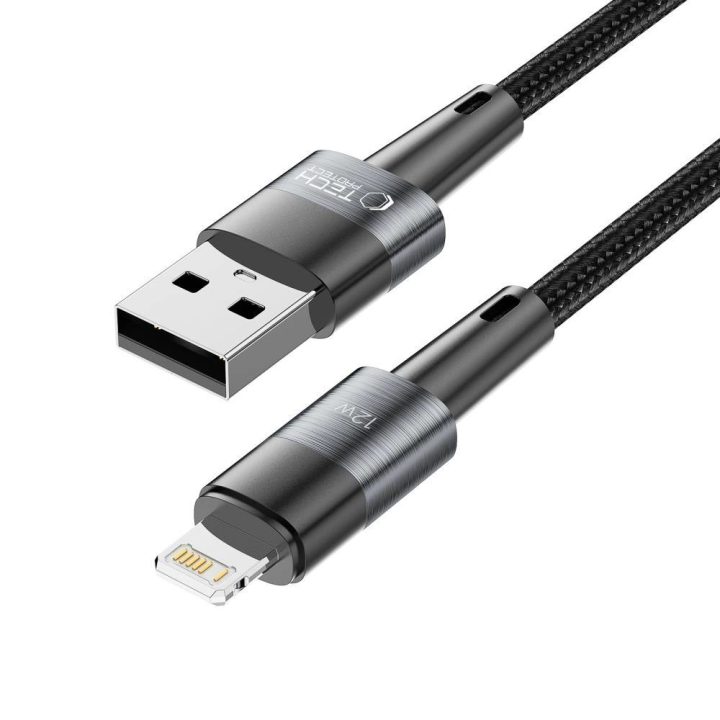 Lightning / Lightning laidas 12W 2.4A 2m - pilkas