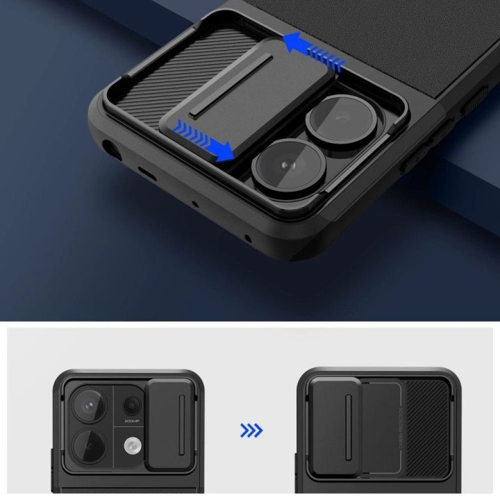 dėklas Xiaomi Redmi Note 13 Pro 5G / Poco X6 5G - juodas