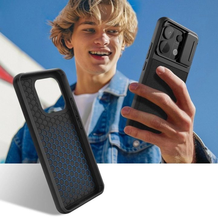 dėklas Xiaomi Redmi Note 13 Pro 5G / Poco X6 5G - juodas