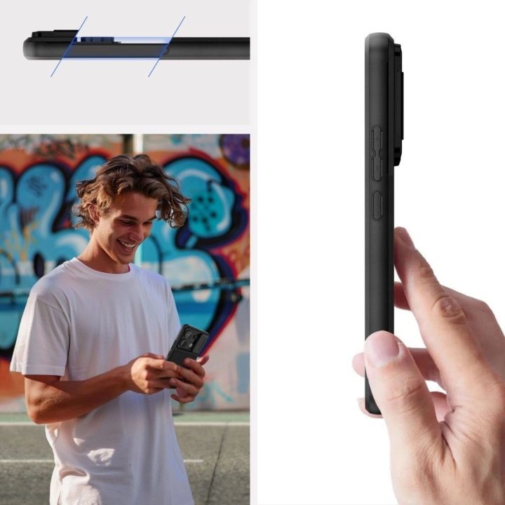 dėklas Xiaomi Redmi Note 13 Pro 5G / Poco X6 5G - juodas