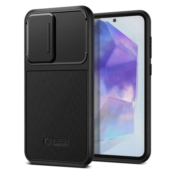 dėklas Samsung Galaxy A55 5G telefonui - juodas