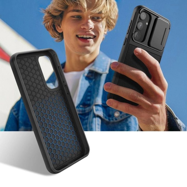 dėklas Samsung Galaxy A55 5G telefonui - juodas
