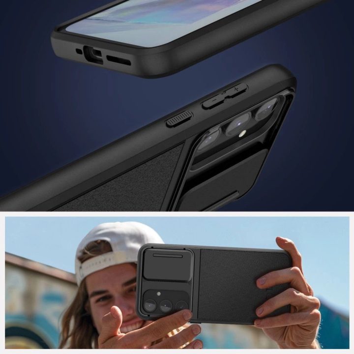dėklas Samsung Galaxy A55 5G telefonui - juodas