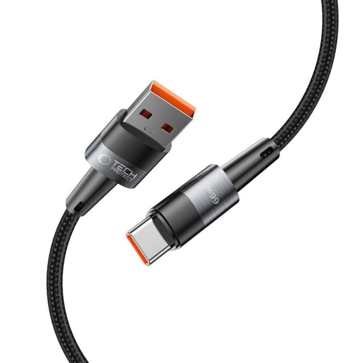 USB C laidas 66W 6A 1m – pilkas