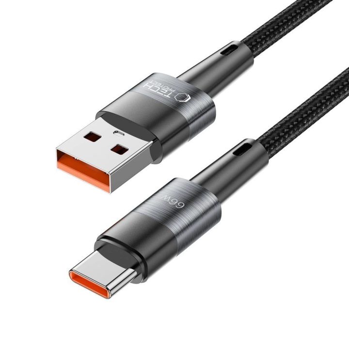 USB C laidas 66W 6A 1m – pilkas