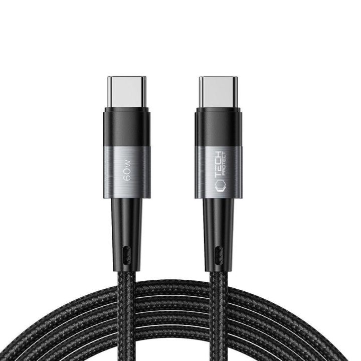 USB C PD 60W 3A 2m“ laidas – pilkas
