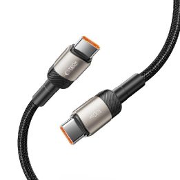 USB C PD kabelis 100 W 5 A 1 m – titano spalvos