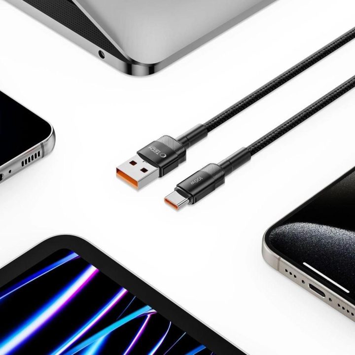 Evo USB C laidas 100 W 5 A 1 m - juoda