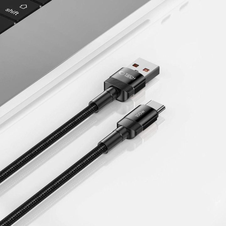 Evo USB C laidas 100 W 5 A 1 m - juoda